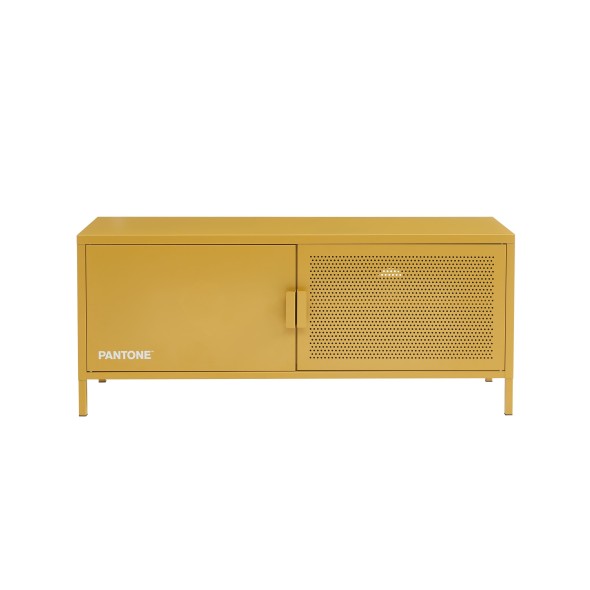 Meuble TV PANTONE jaune moutarde