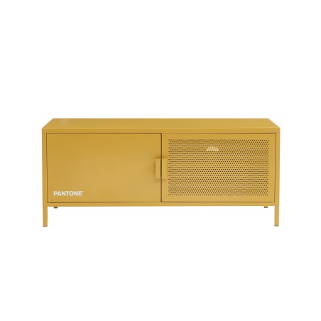 Meuble TV PANTONE jaune moutarde