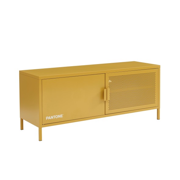 Meuble TV PANTONE jaune moutarde