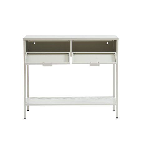 Console PANTONE métal beige sable 100cm