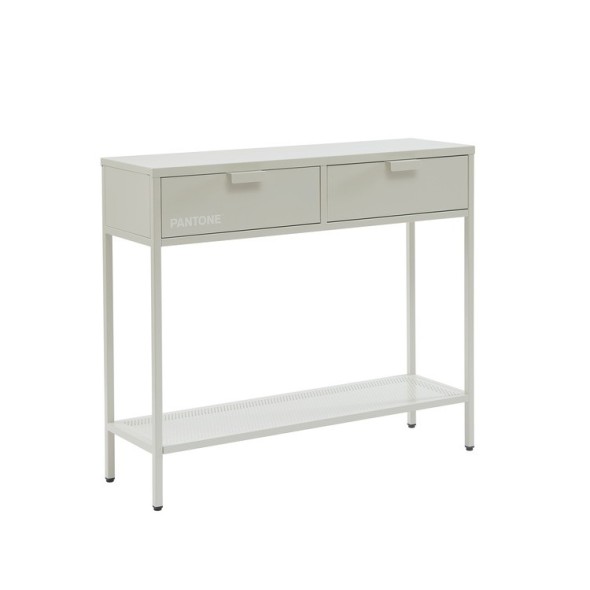 Console PANTONE métal beige sable 100cm