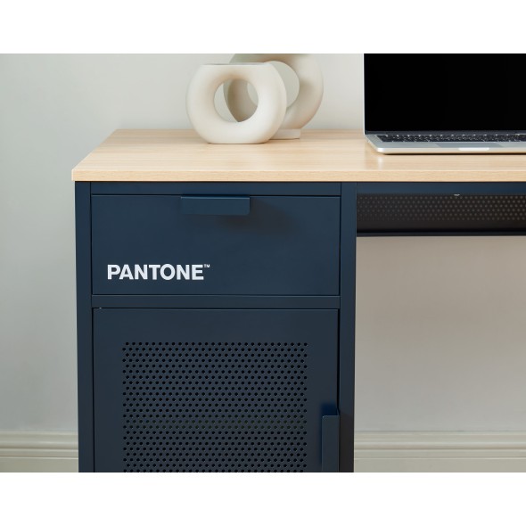 Bureau PANTONE métal bleu nuit 120cm