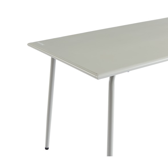 Table de jardin PANTONE coloris gris glacier 140x80 cm