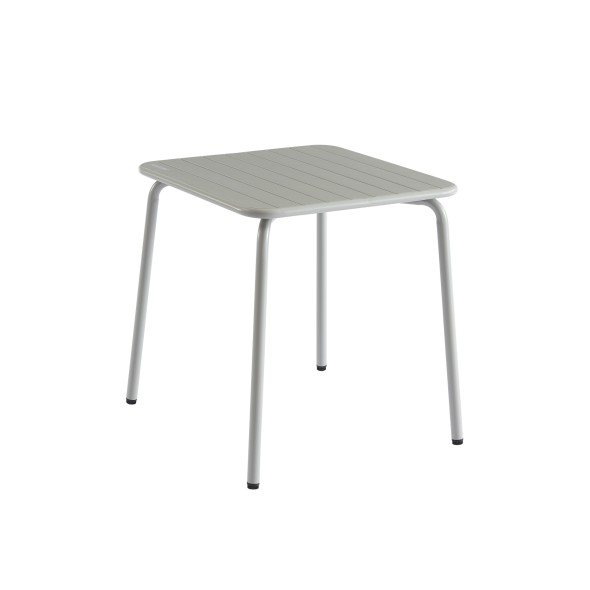 Table de jardin PANTONE en acier gris glacier 70x70 cm