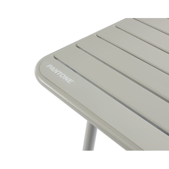 Table de jardin PANTONE en acier gris glacier 160x90 cm