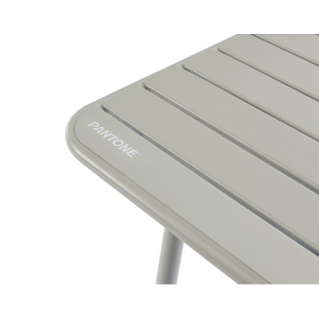 Table de jardin PANTONE en acier gris glacier 160x90 cm