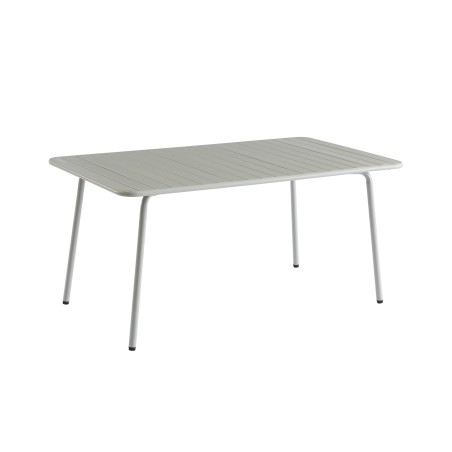 Table de jardin PANTONE en acier gris glacier 160x90 cm