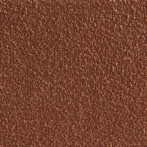 Lit coffre TSUKI bouclette terracotta cannage 160x200 sommier inclus