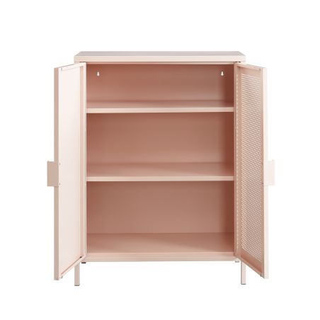 Buffet PANTONE métal rose blush h100cm