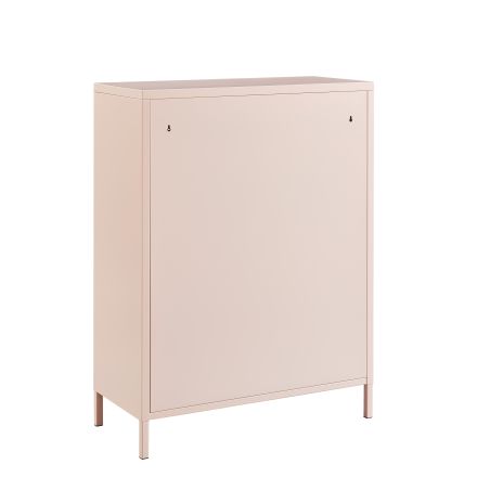 Buffet PANTONE métal rose blush h100cm