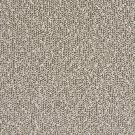 Lit coffre BOO tissu bouclette beige 90x190 sommier inclus