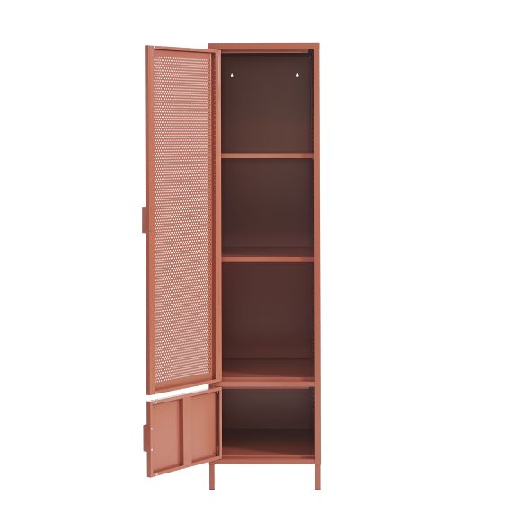 Vestiaire PANTONE métal terracotta h180cm