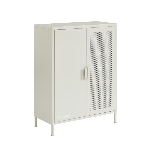 Buffet PANTONE métal beige sable h100cm