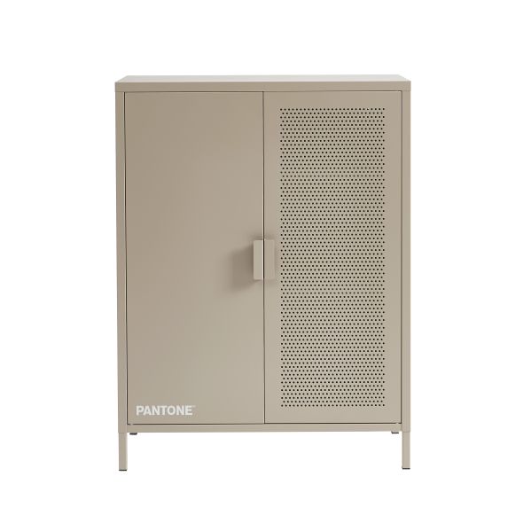 Buffet PANTONE métal taupe h100cm