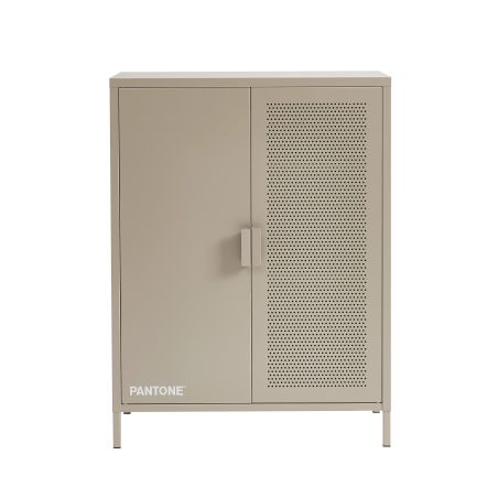 Buffet PANTONE métal taupe h100cm