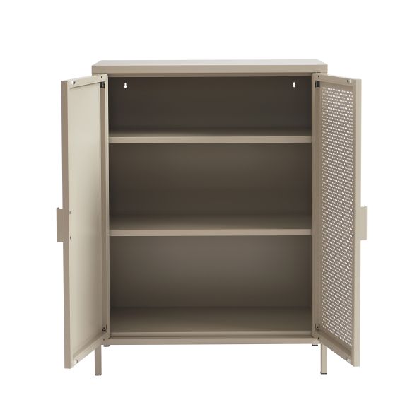 Buffet PANTONE métal taupe h100cm