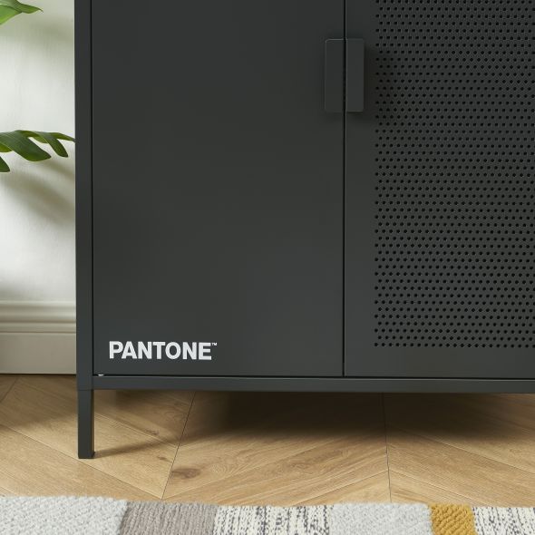 Buffet PANTONE métal gris anthracite h100cm