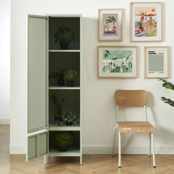 Vestiaire PANTONE métal vert amande h180cm