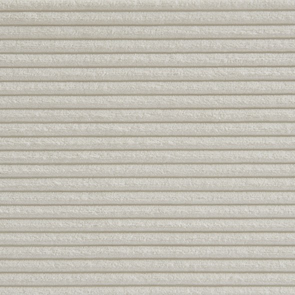 Lit coffre KORALL velours cotelé écru 160x200 sommier inclus