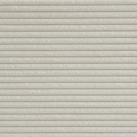 Lit coffre KORALL velours cotelé écru 160x200 sommier inclus