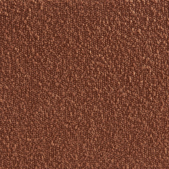 Lit coffre TSUKI bouclette terracotta cannage 160x200 sommier inclus