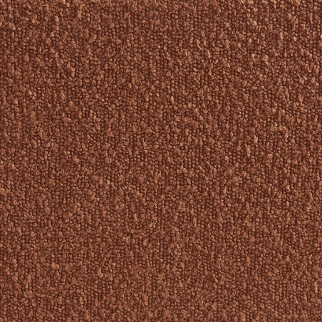 Lit coffre TSUKI bouclette terracotta cannage 160x200 sommier inclus