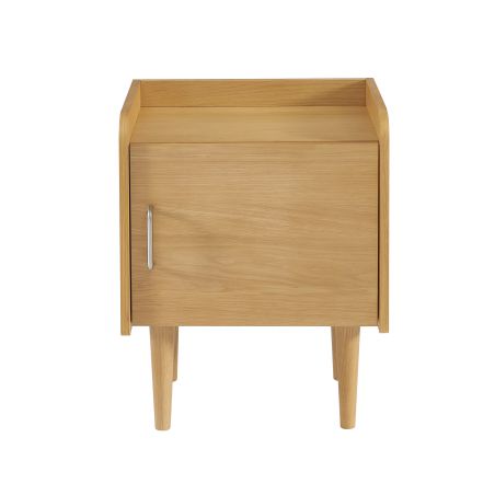 Table de chevet TWIGGY placage chêne 45 cm