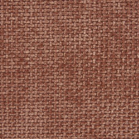 Chauffeuse JANIS modulable 1 place tissu chenille terracotta