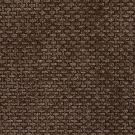 Chauffeuse JANIS modulable 1 place tissu chenille marron