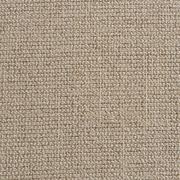 Fauteuil FAREL tissu chenille beige et pieds métal noir