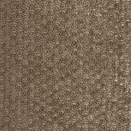 Canapé droit MATILDA 2 places tissu chenille marron
