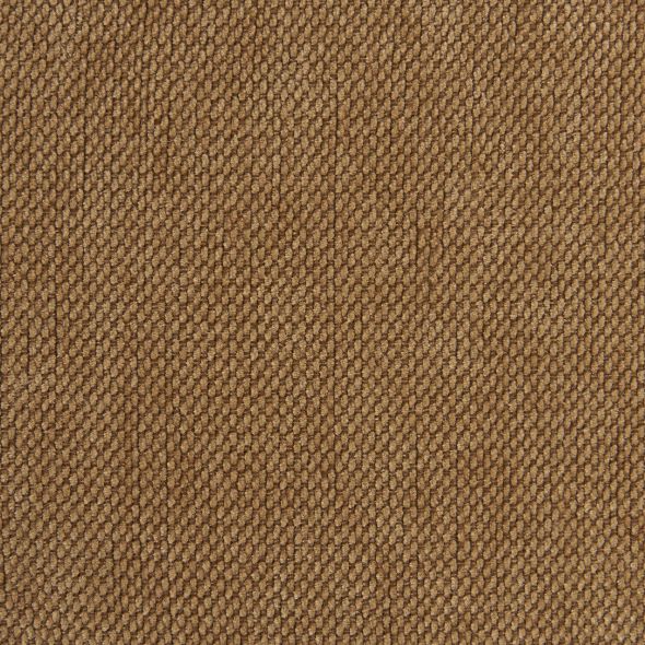Chauffeuse d'angle BILLIE 1 place tissu chenille écureuil