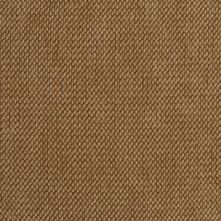 Chauffeuse d'angle BILLIE 1 place tissu chenille écureuil