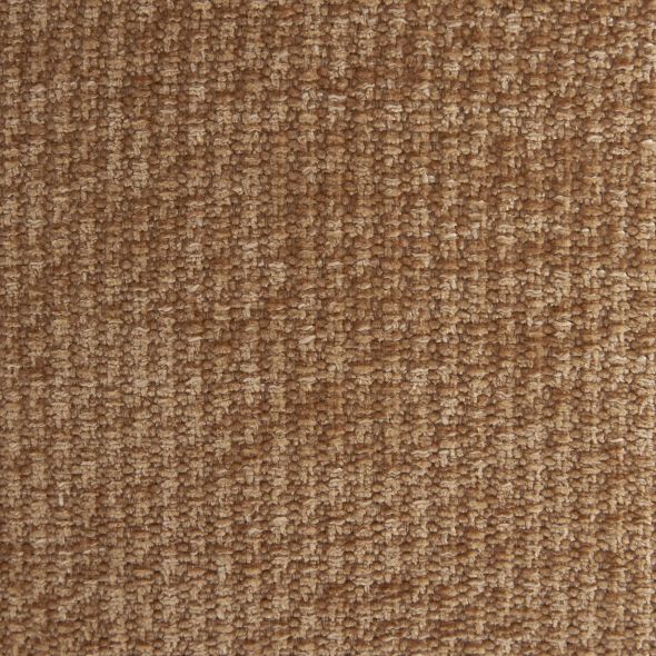 Canapé droit MATILDA 3 places tissu chenille terracotta