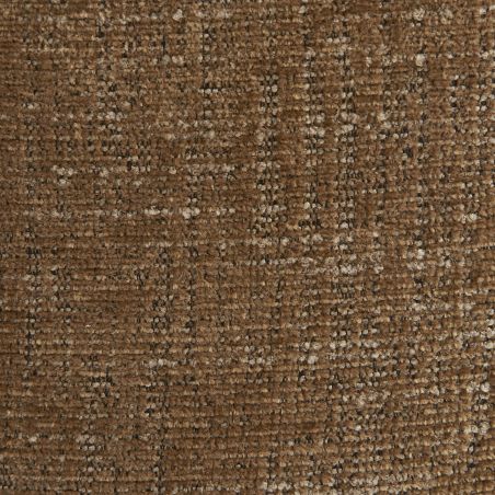 Canapé droit SUNNY 3 places tissu tweed marron