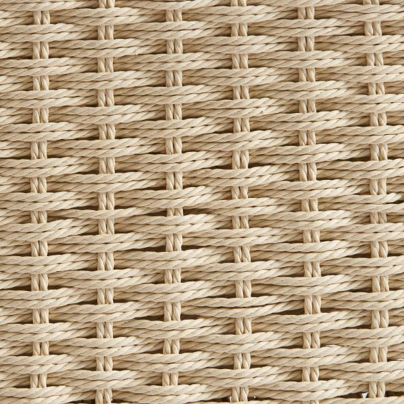 Table de chevet GINKO placage chêne couleur noyer et corde