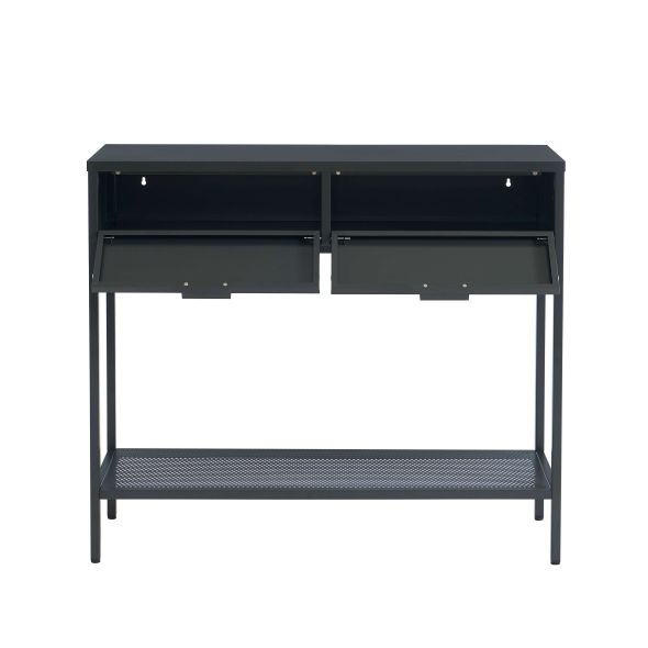 Console PANTONE métal anthracite 100cm