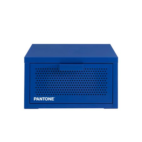 Table de chevet murale PANTONE métal bleu électrique 40cm