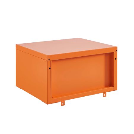 Table de chevet murale PANTONE métal orange 40cm