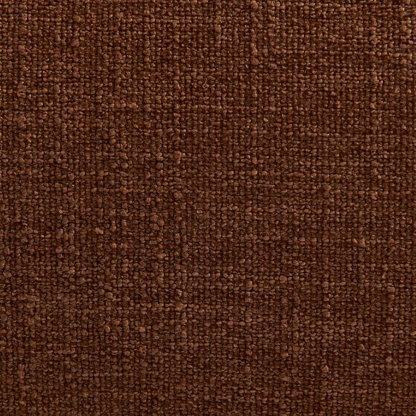 Lit coffre JELLY 160x200 tissu bouclette marron sommier inclus