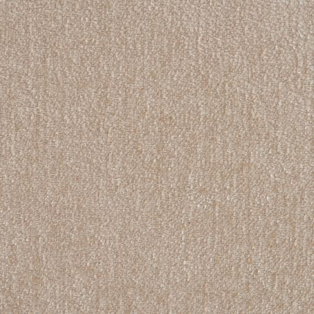 Lit coffre MAGGY 160x200 tissu chenille beige sommier inclus