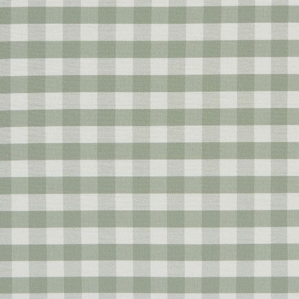 Tête de lit LOUISON tissu vichy vert et blanc 90 cm