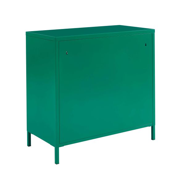 Commode PANTONE métal émeraude 4 tiroirs