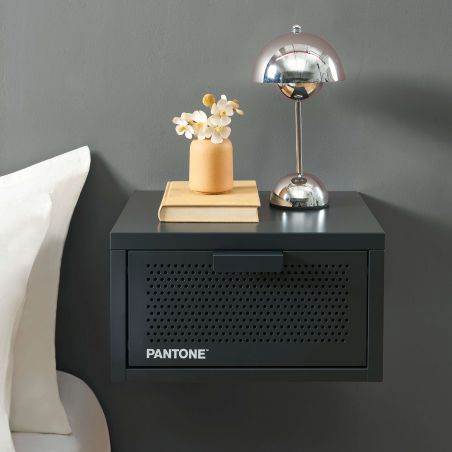 Table de chevet murale PANTONE métal anthracite 40cm