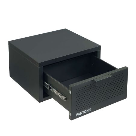 Table de chevet murale PANTONE métal anthracite 40cm