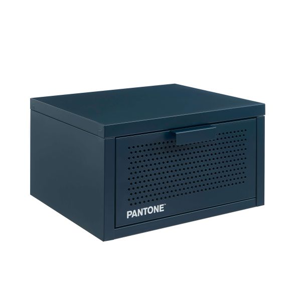 Table de chevet murale PANTONE métal beige sable 40cm