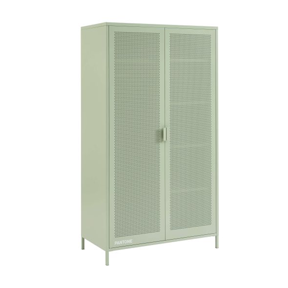 Armoire PANTONE métal vert amande 2 portes