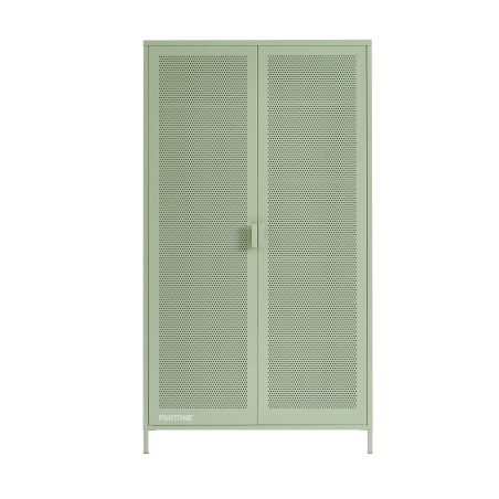 Armoire PANTONE métal vert amande 2 portes