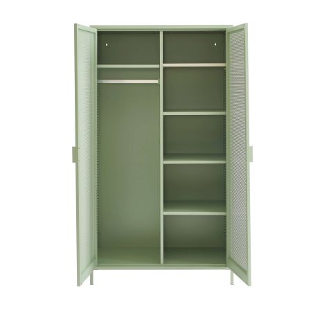 Armoire PANTONE métal vert amande 2 portes