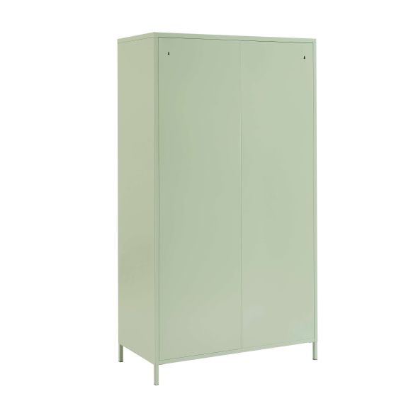 Armoire PANTONE métal vert amande 2 portes
